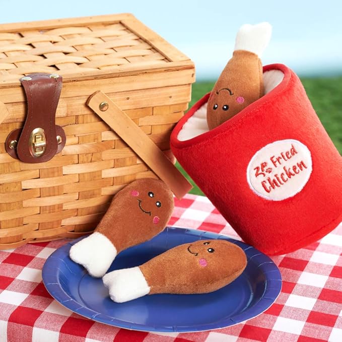 ZippyPaws ZP897 Miniz 3 Pack Drumsticks Squeak Toy
