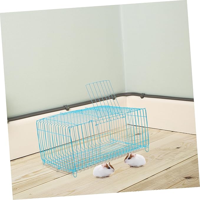 Abaodam Handheld Square Pillow Cage for Small Animals Birdcage for Parrots Rabbits Guinea Pigs Guinea Pig Cages Portable Travel Carrier Spacious Interior