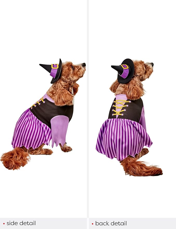 Rubies Witch Pet Costume for Dogs or Cats, Large