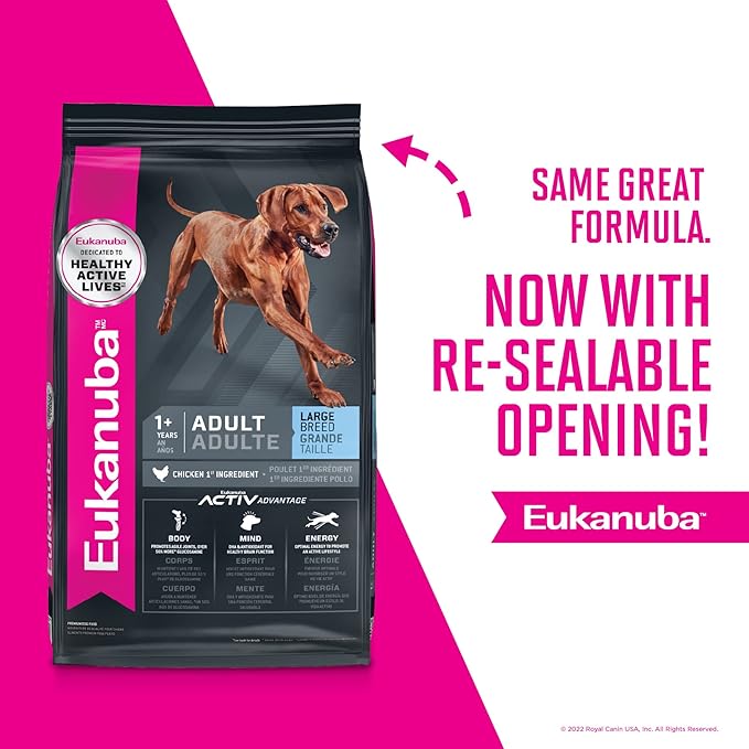 Eukanuba Puppy Large Breed Dry Dog Food, 33 lb bag