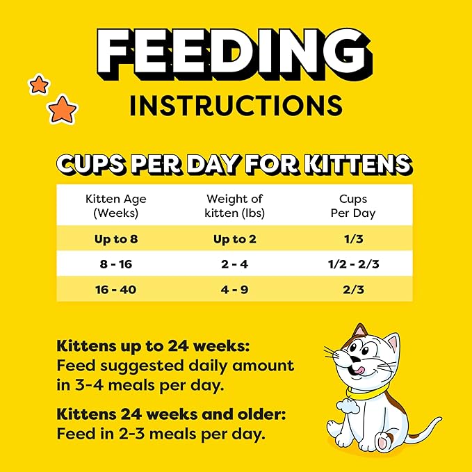 Temptations Kitten Cat Food Dry, Chicken & Dairy Kitten Food, 6.3 lb. Bag (Pack of 3)