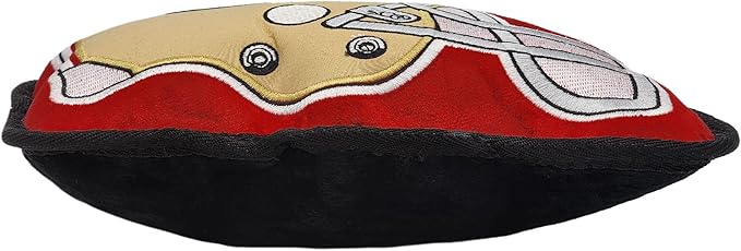The 1st Ever Tough but Smooth Dog Toy NFL SAN Francisco 49ERS Football Helmet Tough Pet Toy. A Premium Quality Doggie Toy with Built-in Squeaker. Sports Fans Favorite Chew Toy
