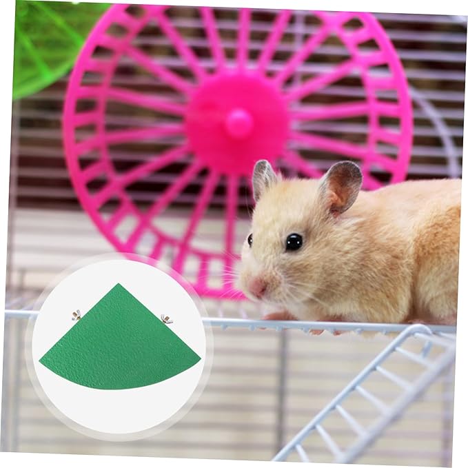 KESYOO Wooden Pet Platform for Small Animals Frosted for Hamsters Squirrels and Parrots and Chew- Pet Cage Accessory Random Color