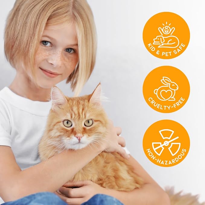 Litter Box Magic Cat Litter Deodorizer Jar (Orange Scent, 16 Oz, Pack of 2) - Cat Litter Odor Control Gel In A Jar - Cat Litter Box Pet Air Freshener - Litter Odor Eliminator to Freshen Air