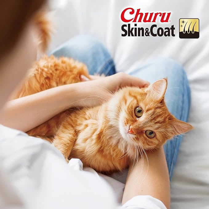 INABA Churu for Senior 10+,Creamy Lickable Cat Treats with Taurine,Vitamin E & C,0.5 Ounces Each,Tubes,Tuna & Chicken Variety,(Pack of 120)