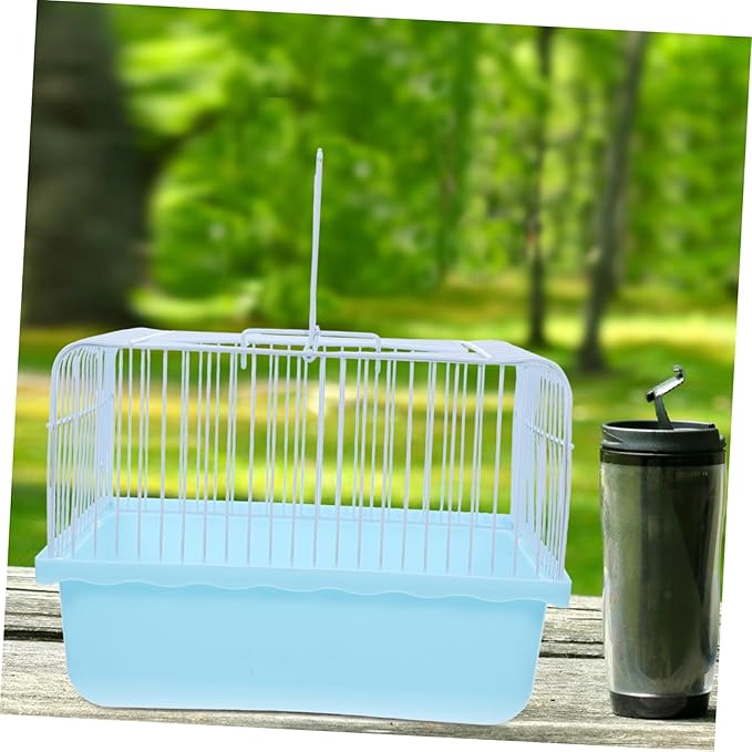BESPORTBLE Lightweight Portable Birdcage for Lovebirds and Small Pets Travel for Parakeets and Cockatiels for Home and Travel Use