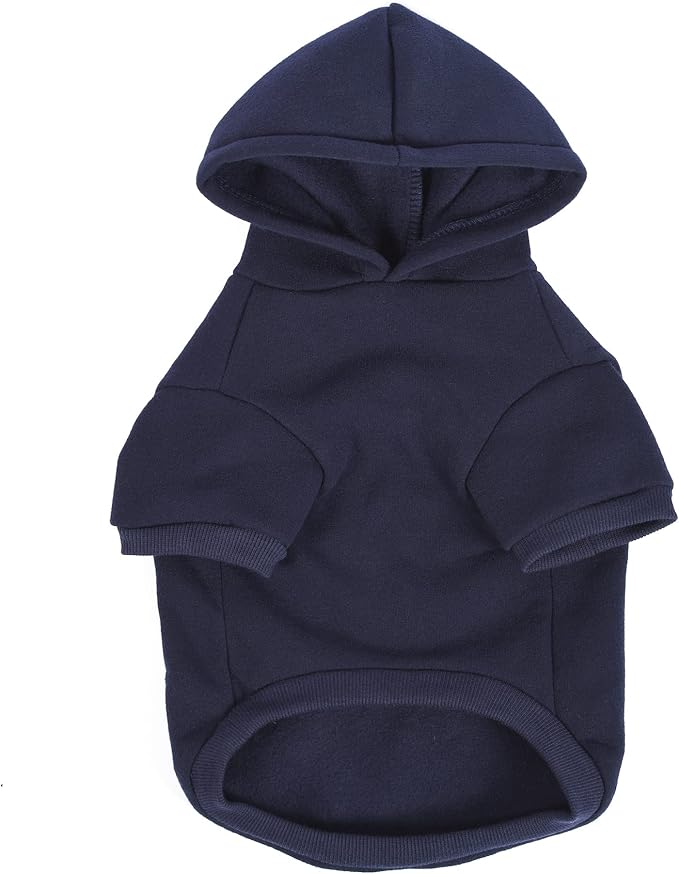 Star Wars for Pets Boba Fett Dog Hoodie with Leash Attachment Hole - Pet Outerwear for Dogs - Officially Licensed Dog Apparel & Accessories, Navy, Size Large