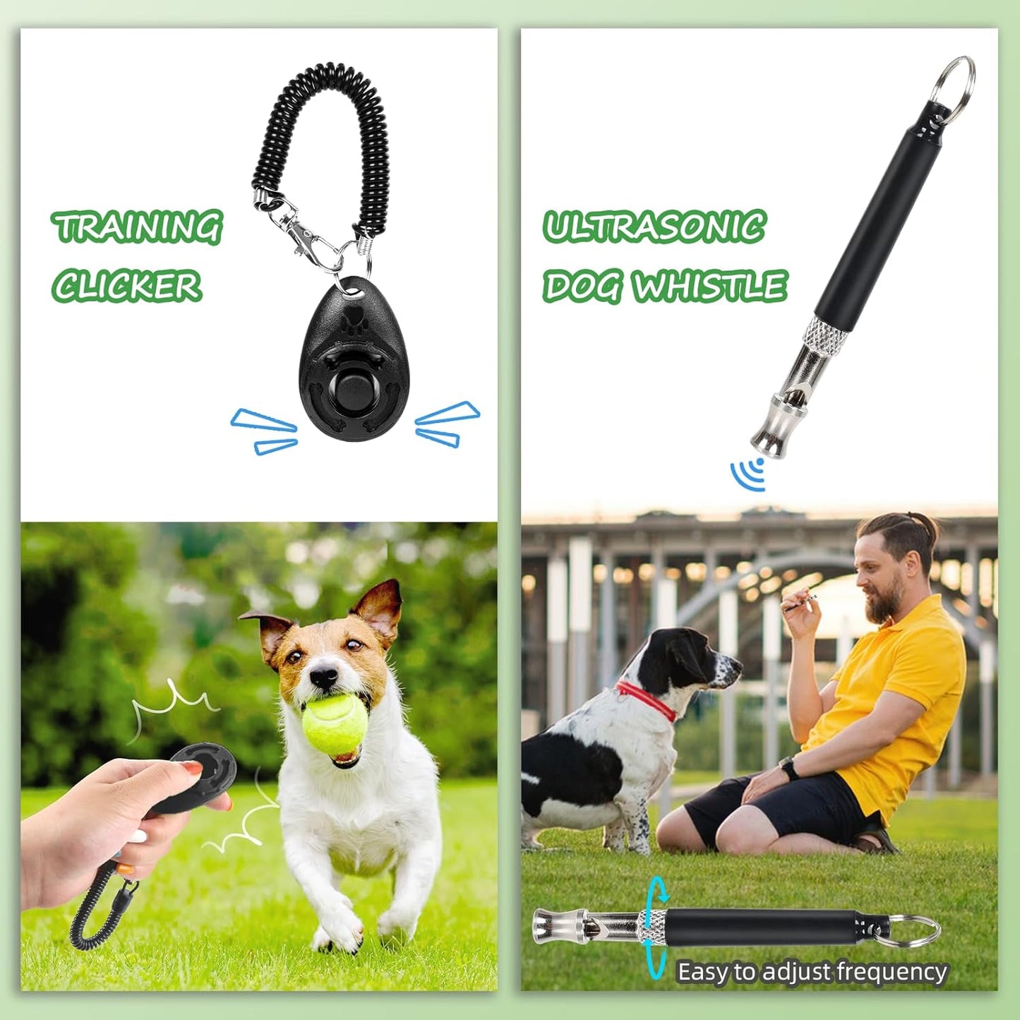 Dog Treat Pouch Pet Training Kit - Silicone Treat Bag Magnetic Closure, Puppy Training Clicker, Dog Whistle, Dog Water Bowls, Poop Bags & Holder, 4 Ways to Wear Walking Fanny Pack - Orange