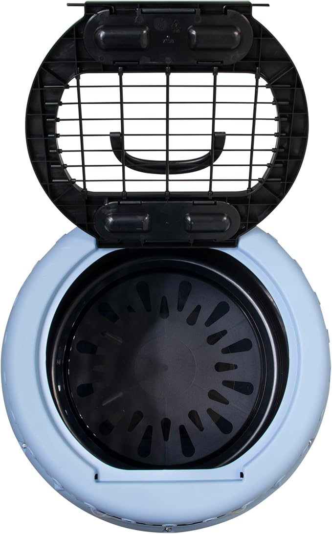 Petmate Get-A-Round Kennel for Cats, up to 20 Pounds, Blue, 19 Inches Wide