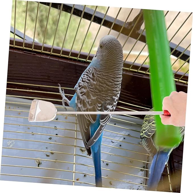 2pcs Bird Cage Cleaning Brush Set Durable and Droppings Cleaner for Pet Birds and Small Animal Cages Versatile Maintenance Tools for Healthy Habitat
