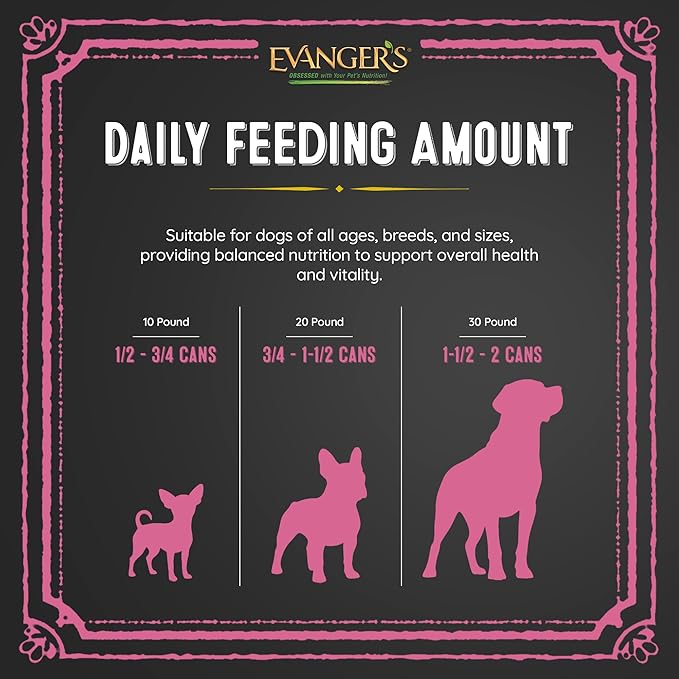 Evanger's Heritage Classics Hand Packed Braised Beef Chunks Dog Food – 12 Count, 12 oz Each – Hand-Packed Tender Beef Chunks with Gravy & Vegetables – Grain & Gluten Free Wet Dog Food