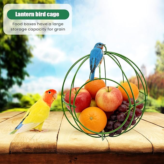 Bird Feeders - Iron Finch Feeder for Outdoors | 200g Hollow Metal Chew Proof Feeding Station, Backyard Birding & Wildlife for Hummingbird Cage Backyard Garden Balcony Patio Tree Porch