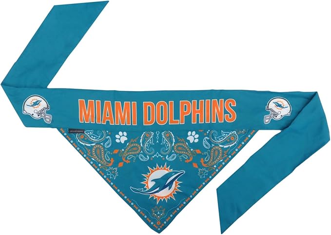 Littlearth NFL Reversible Pet Bandana - Officially Licensed Teams, Sizes XS to XL