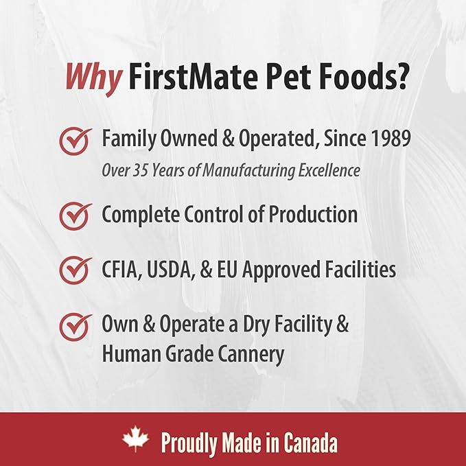 FirstMate Grain Friendly Dog Food New Zealand Beef & Oats Formula – Pasture-Raised Grass Fed Beef, Single Protein Dry Dog Food for Adult Dogs, Pea Free & Potato Free with Wholesome Grains – 25 lb Bag
