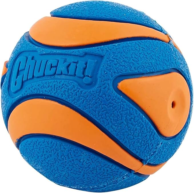 Chuckit Ultra Squeaker Ball Dog Toy Large (3" Diameter) (4 Pack)
