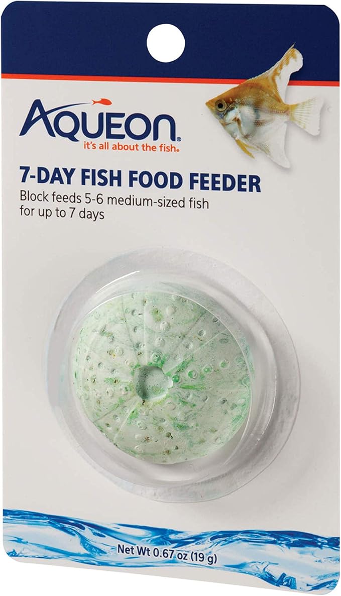 Aqueon 7 Day Vacation Feeder Slow- Release Fish Food for Tropical Fish - 1 Pack