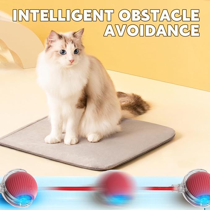 Chewie Viral 360 Smart Automatic Rolling Pet Ball (3 PCS) - Interactive Dog & Cat Toy