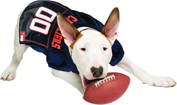 Pets First NCAA College Virginia Cavaliers Mesh Jersey for DOGS & CATS, Large. Licensed Dog Jersey with your Favorite Football/Basketball College Team