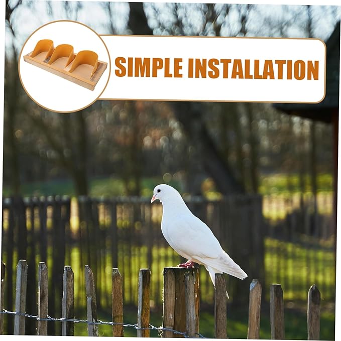 VANZACK Pigeon Racing Door Wooden Cage Door One-Way Bird Cage Accessories European Design