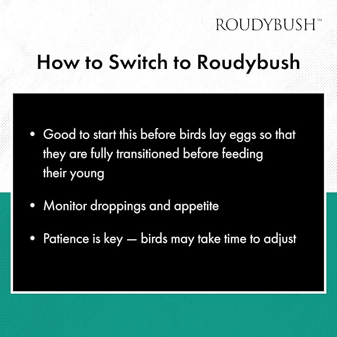 RoudyBush California Blend Pellets for Birds - Scientifically Formulated Bird Feed - Bird Food Pellets w/Dried Fruits, Vegetables & More - Nutritious & Healthy Feed for Birds (Medium, 44oz)
