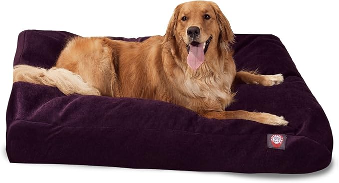 Majestic Pet Villa Rectangle Dog Bed Washable – Non Slip Comfy Pet Bed – Crate Bed with Removable Washable Cover – Kennel Bed for Sleeping, Polyester Fiber, Large, Marine