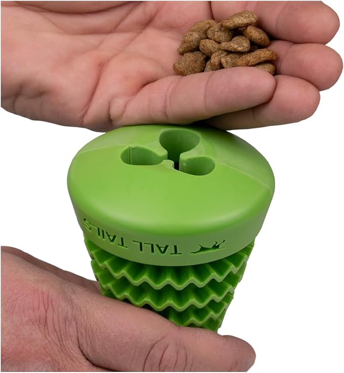 Tall Tails Natural Rubber Reward Interactive Dog Toy, Evergreen Tree