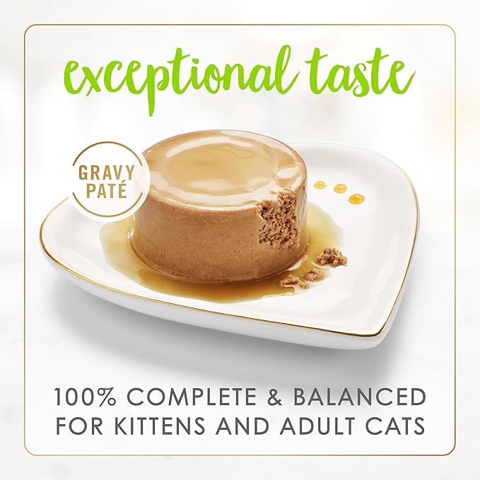 Fancy Feast Purina Gravy Lovers Salmon Feast Pate in Wet Cat Food Gravy - 3 oz. Cans,(Pack of 48)