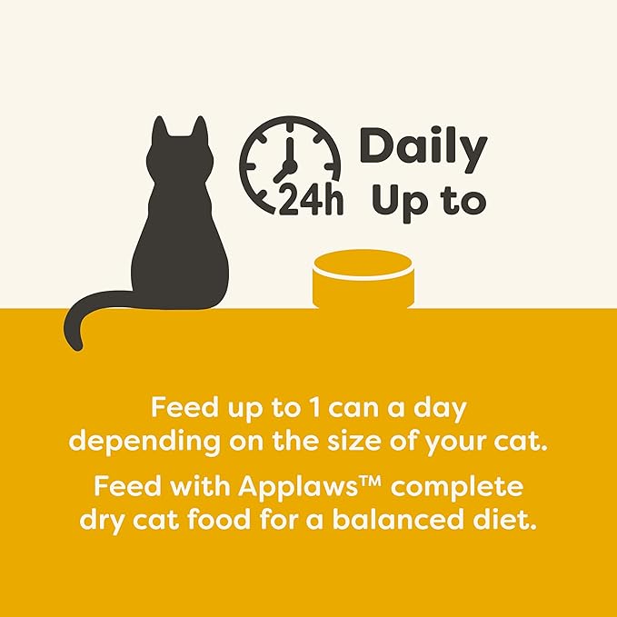 Applaws Natural Wet Canned Cat Food, Limited and Natural Ingredients, High Protein with No Artificial Additives, Chicken Breast in Broth (12 x 5.5oz Cans)