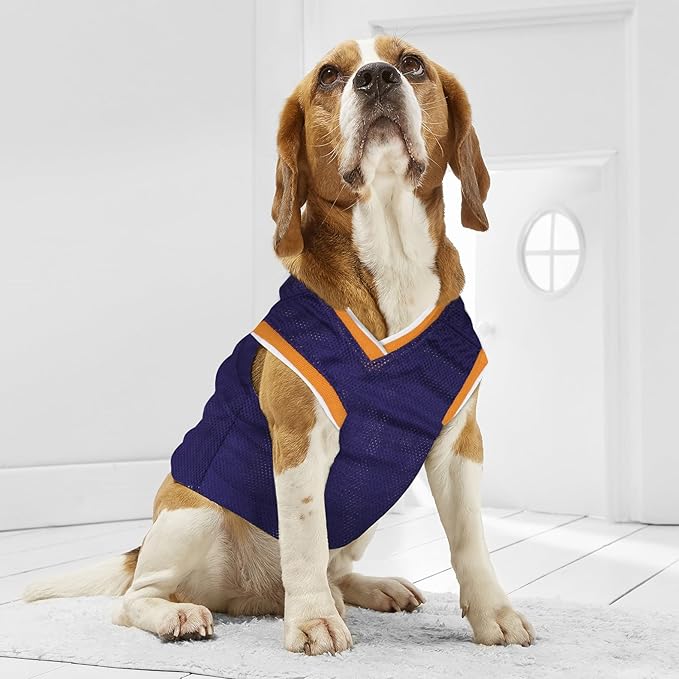 NBA PHOENIX SUNS DOG Jersey, X-Small - Tank Top Basketball Pet Jersey