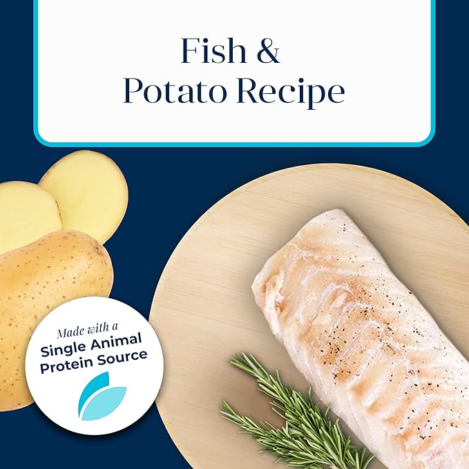 Blue Buffalo Basics Grain-Free Adult Wet Cat Food, Skin & Stomach Care, Limited Ingredient Diet, Fish Recipe, 3-oz. Can, 24 Count