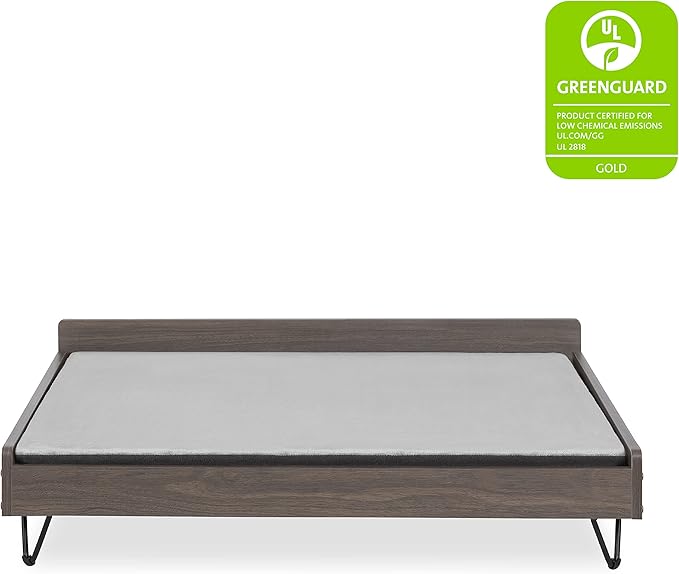Wooden Dog Bed and Dog Couch with Water-Resistant and Calming Mattress, Large to Extra Large Elevated Pet Bed, Greenguard Gold Certified, Dog Beds & Furniture, Chase - TailZzz