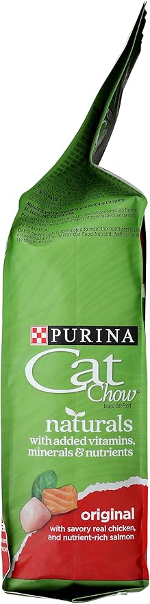Purina Cat Chow Naturals Dry Cat Food, Original With Real Chicken, 3.15 Lb Bag