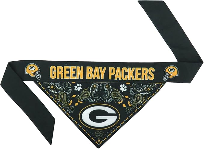 Littlearth NFL Reversible Pet Bandana - Officially Licensed Teams, Sizes XS to XL