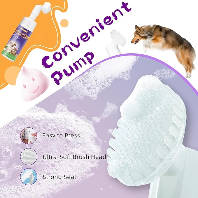 Cat Black Chin Cleaner, 2-in-1 Cat Acne Treatment & Hair Health Oil, 5fl.oz, Cruelty-Free, Silicone Brush Head, Removes Feline Blackheads, Dirt & Oil Buildup, Gentle for All Cat Breeds