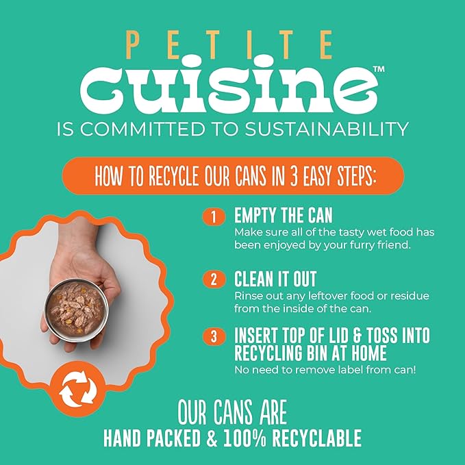 PETITE CUISINE Whole Foods Wet Cat Food, Variety Pack, 2.8 oz. Can (12 Count)