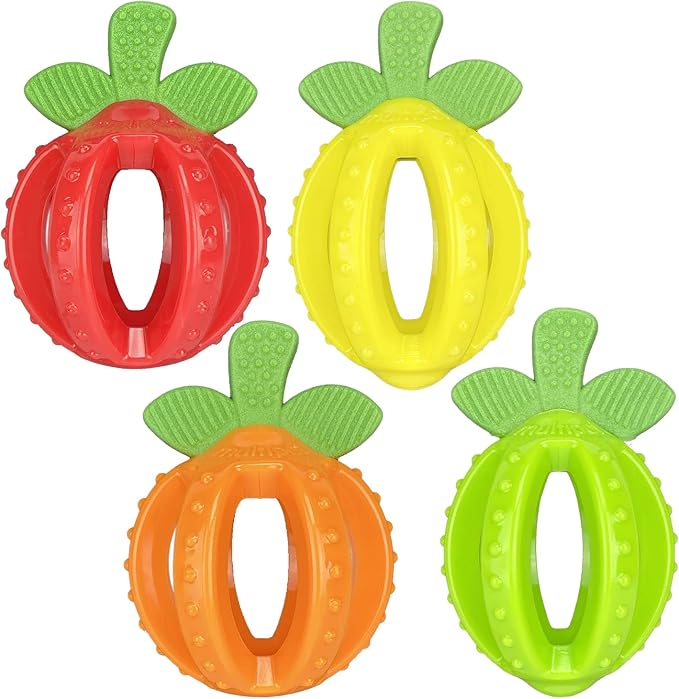 Multipet Harvesters 5" Rubber Dog Toy (Fruits)