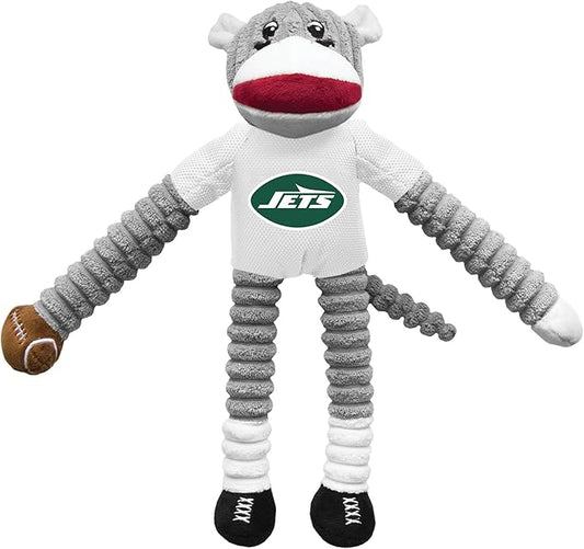Littlearth NFL Philadelphia Eagles Sock Monkey Pet Toy, Team Color, One Size