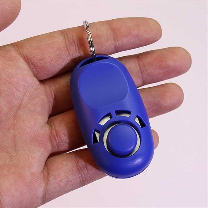 Dogs Training Clickers with Stretch Wrist Rope Durablity Compacted Size Easily to Use for Cats Dogs Bird Training, Blue