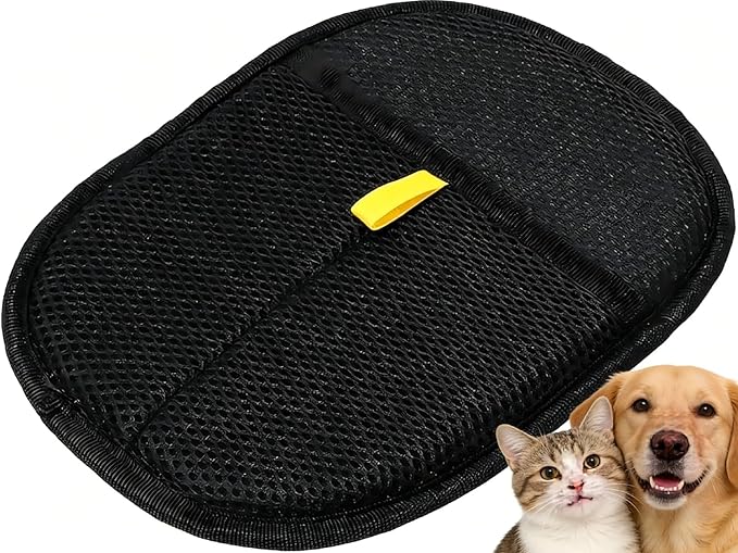 Pet Hair Removal Glove for Cats Dogs - Electrostatic, Gentle | Works on Couch, Carpet, Car Seats & Laundry