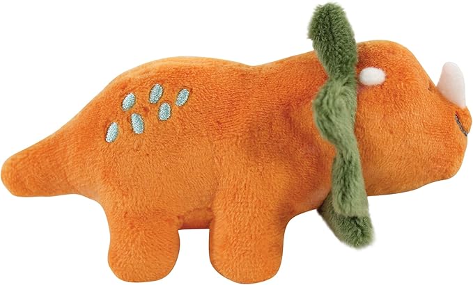 Luvable Friends Unisex Baby Squeaky Plush Dog Toy With Rope