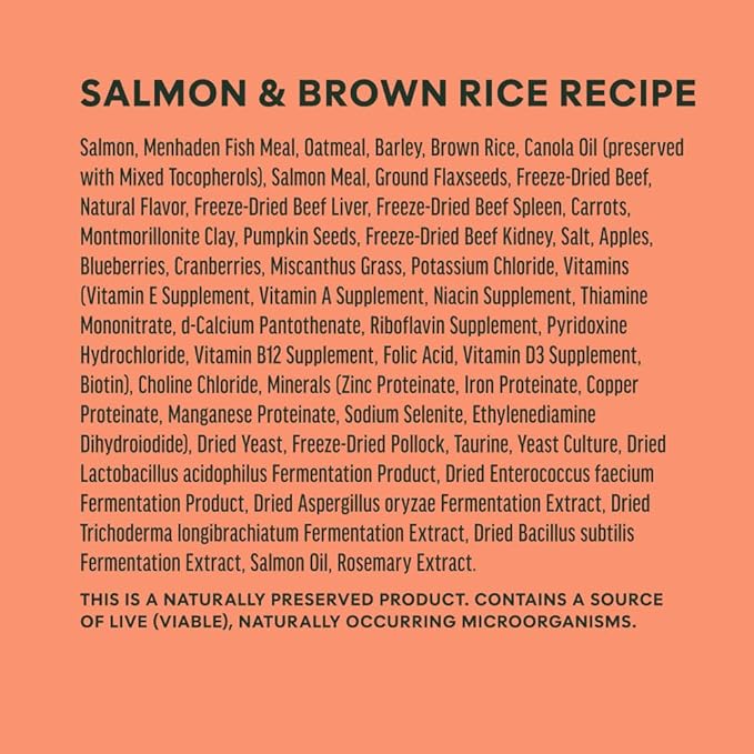 Instinct RawBoost, Natural Dry Dog Food with Freeze-Dried Pieces, Whole Grain Recipe - Real Salmon & Brown Rice, 19 lb. Bag
