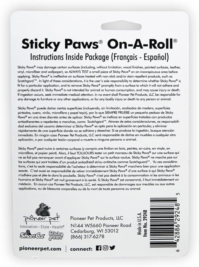 Sticky Paws Pioneer Pet Roll (32.8 feet)