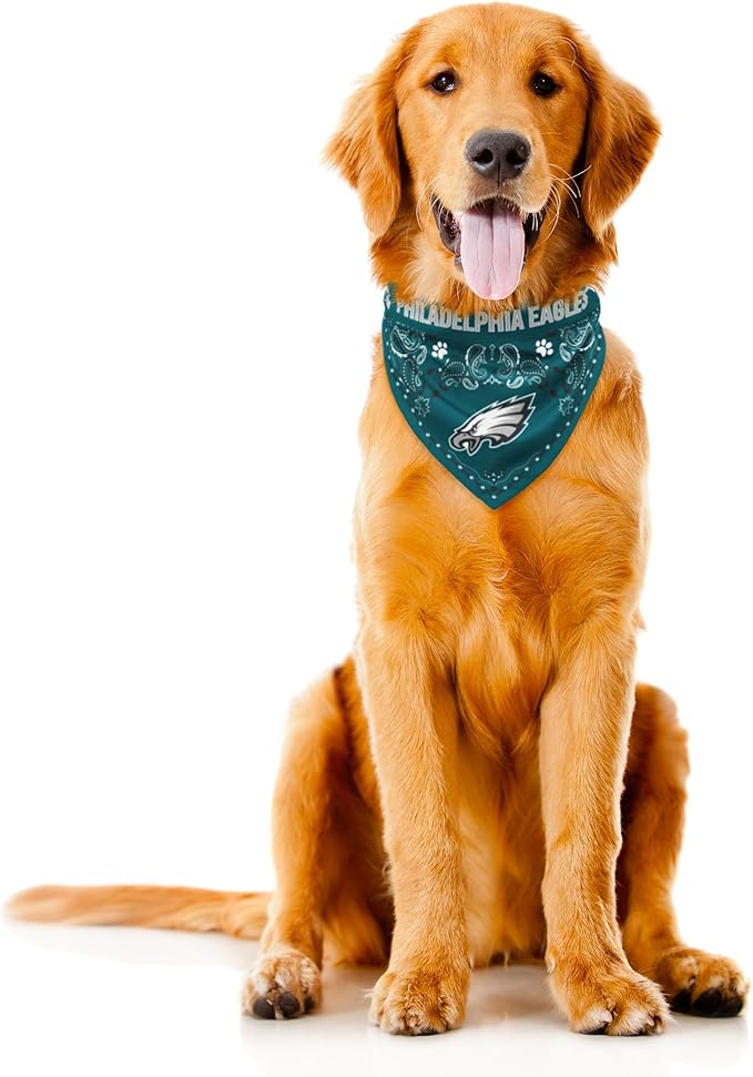 Littlearth NFL Reversible Pet Bandana - Officially Licensed Teams, Sizes XS to XL