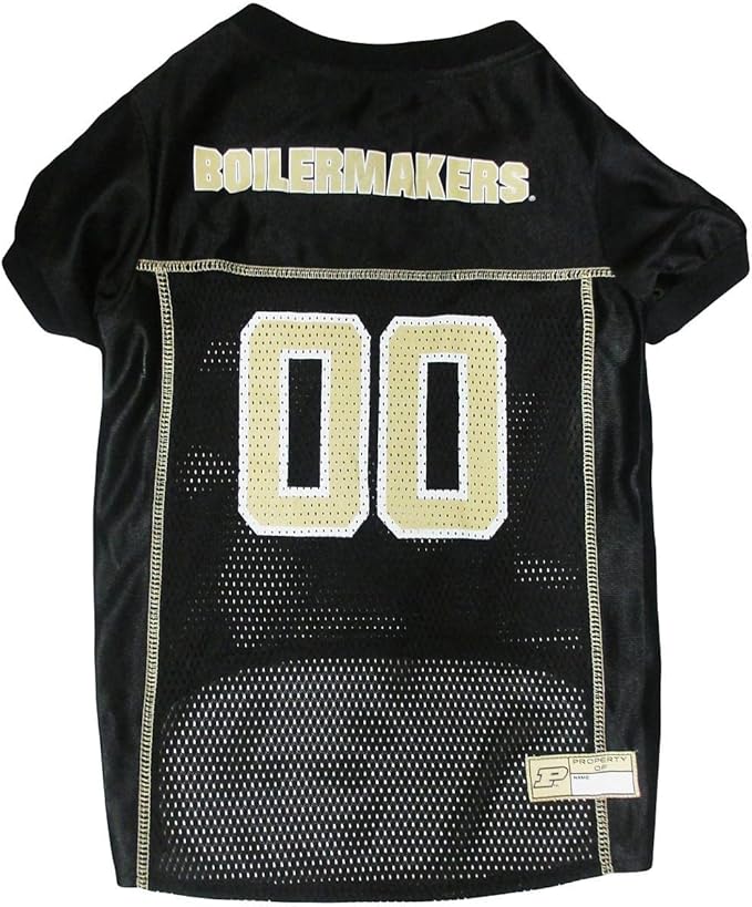 NCAA College Purdue University Mesh Jersey for DOGS & CATS, Medium. Licensed Big Dog Jersey with your Favorite Football/Basketball College Team