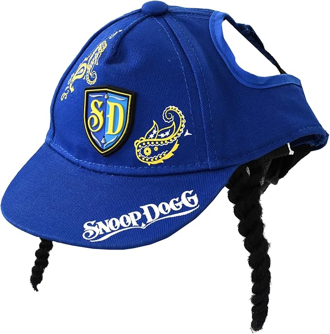 Snoop Doggie Doggs Deluxe Pet Baseball Hat, Halftime, X-Large