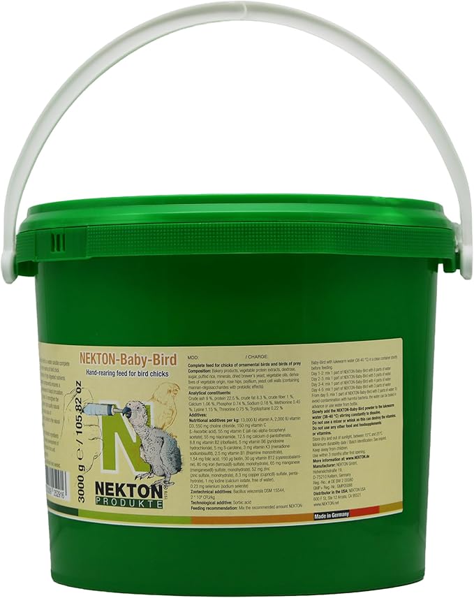 Nekton-Baby-Bird Handfeeding Formula For Birds 3000G (6.6Lb)