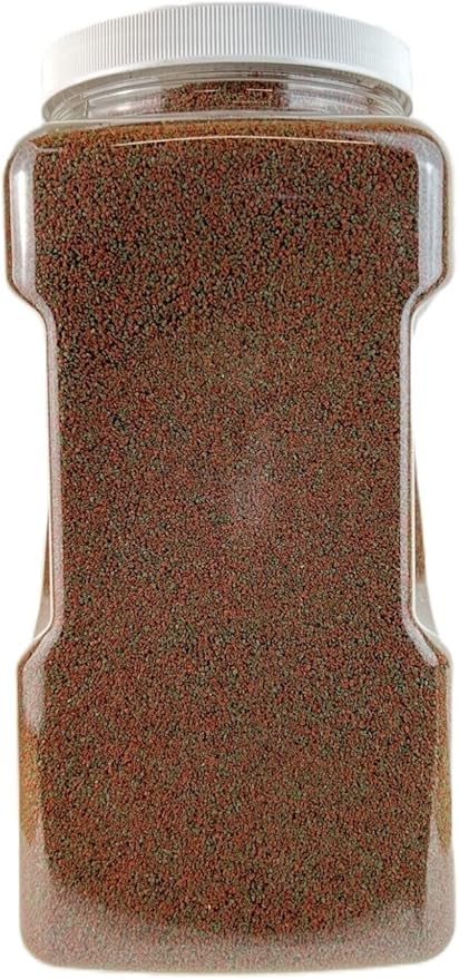 Guppy Micro Sinking Granules, Color Enhancing and Spirulina Mix for Guppies, Tetras, All Live Bearers, Baby Cichlids...WL 8oz Sm Jar