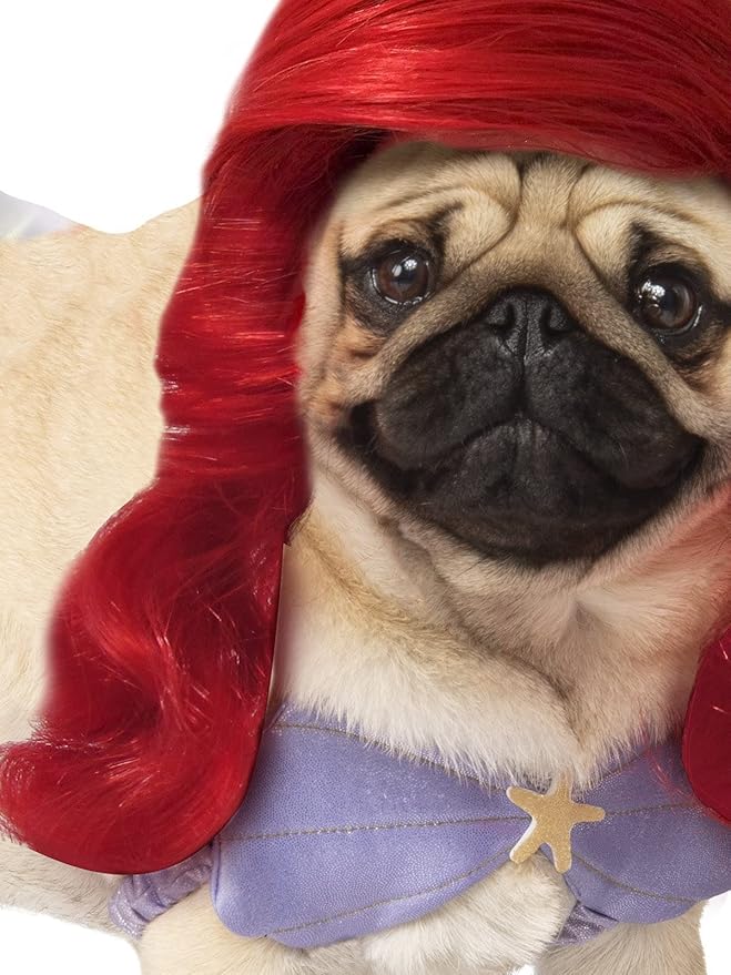 Disney Princesses: Ariel Pet Costume for For Dogs or Cats by Rubies, Medium