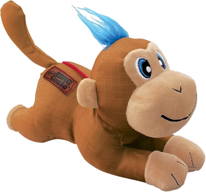 KONG Cozie Ultra Monkey Dog Toy, Medium, Brown