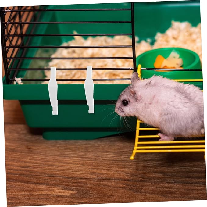 20pcs Rabbit House Fasteners Small Animal Cage Clips Secure Wire Clips for Rabbit Hamster and Bird Cages